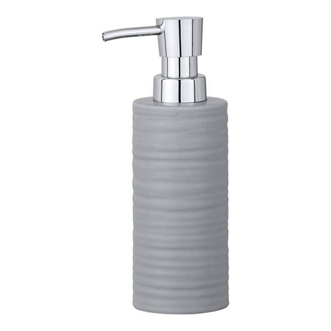 Wenko Mila Ceramic Soap Dispenser, Grey