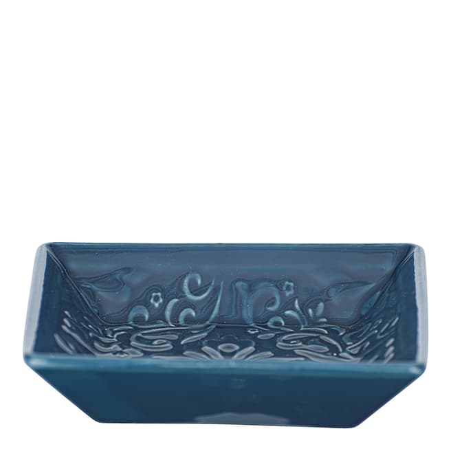 Wenko Cordoba Ceramic Soap Dish, Dark Blue