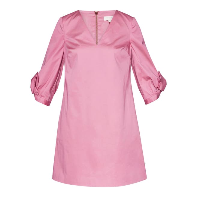 Ted Baker Dusky Pink Solyane Oversized Sleeve Tunic Dress