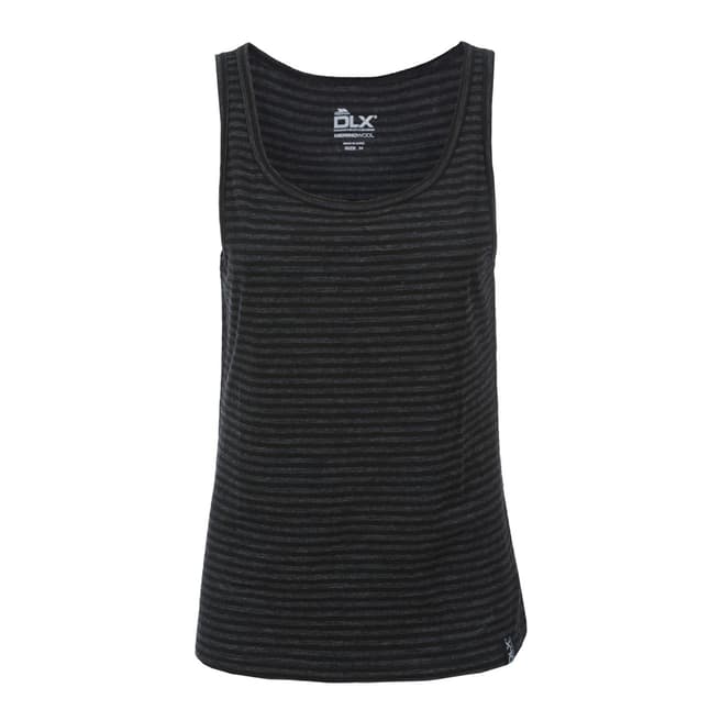DLX Black Mariella Merino Wool Active Vest Top