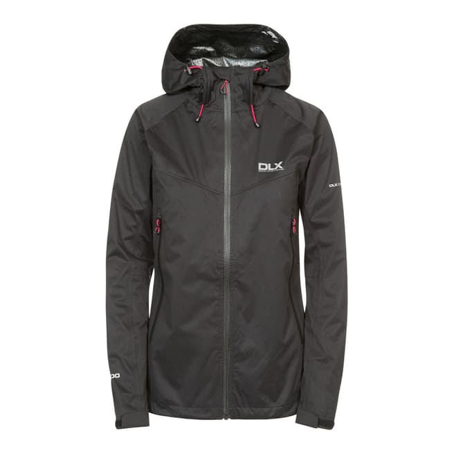 DLX Black Erika Ii Waterproof Jacket