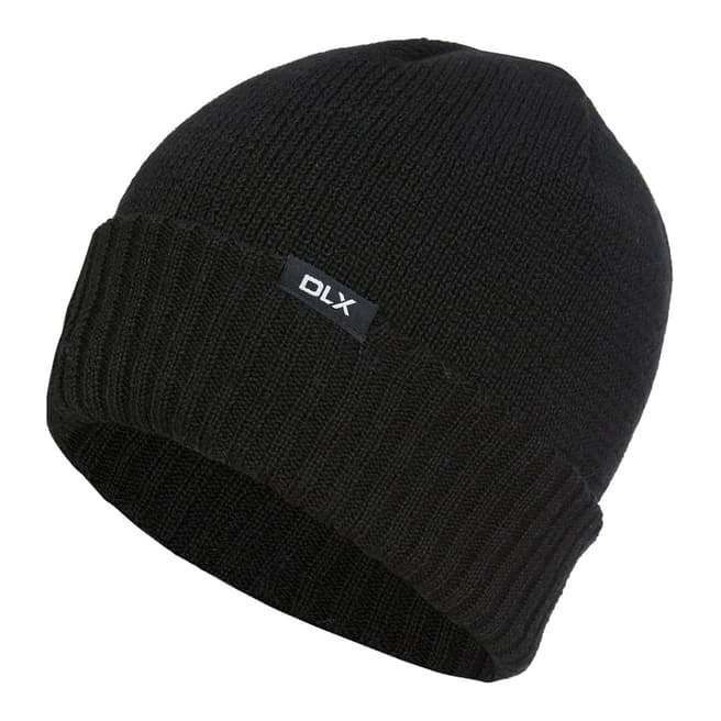 DLX Black Ronan Beanie Hat