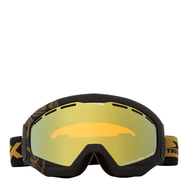 DLX Black Matt Goldeneye Ski Goggles