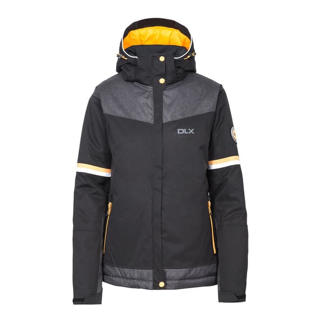 DLX Black Rosan Waterproof Ski Jacket