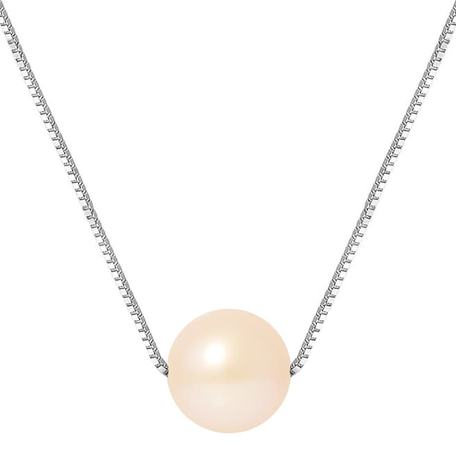 Just Pearl Natural Pink Pearl Necklace 9-10mm