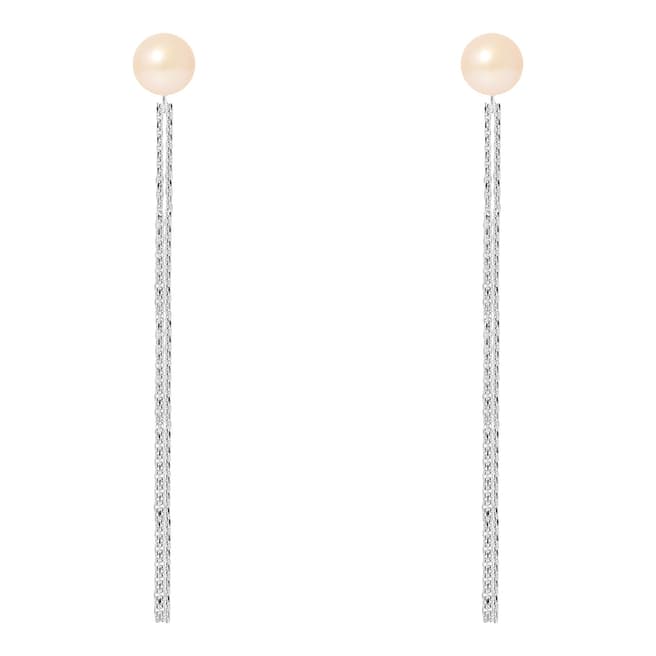 Just Pearl Natural Pink Pearl Earrings 6-7mm