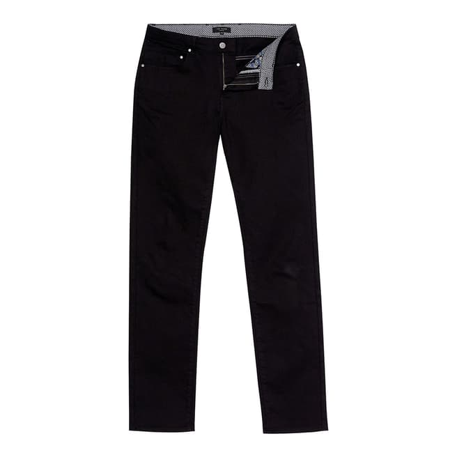 Ted Baker Dark Wash Senoire Straight Fit Over Dyed Jeans