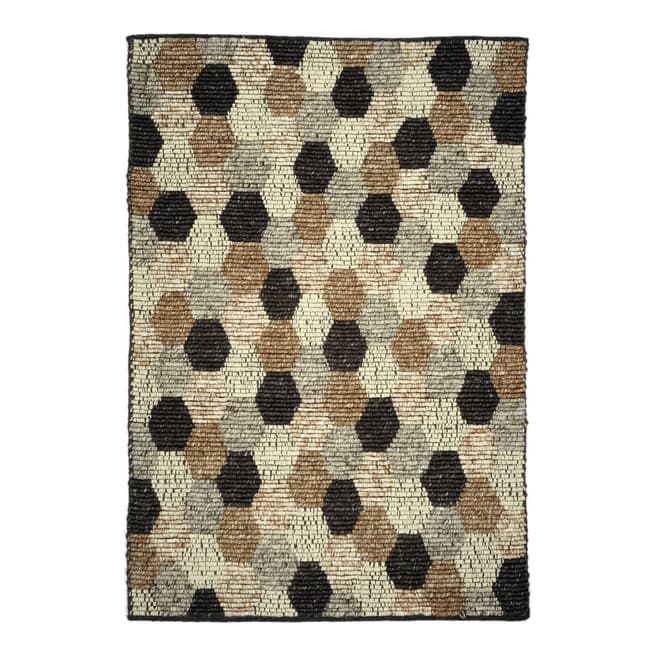 Limited Edition Brown Handwoven Rug 230x160cm