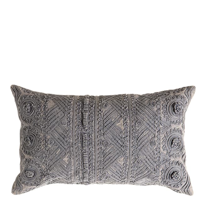 Gallery Living Slate Grey Pasco Stonewash Cushion 30x50cm