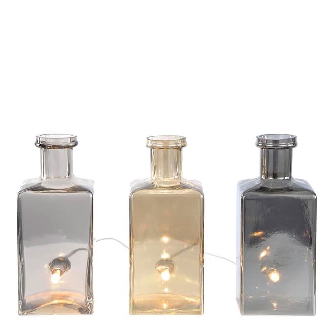 Contemporary Luxe Zara 3 Bottle Table Light