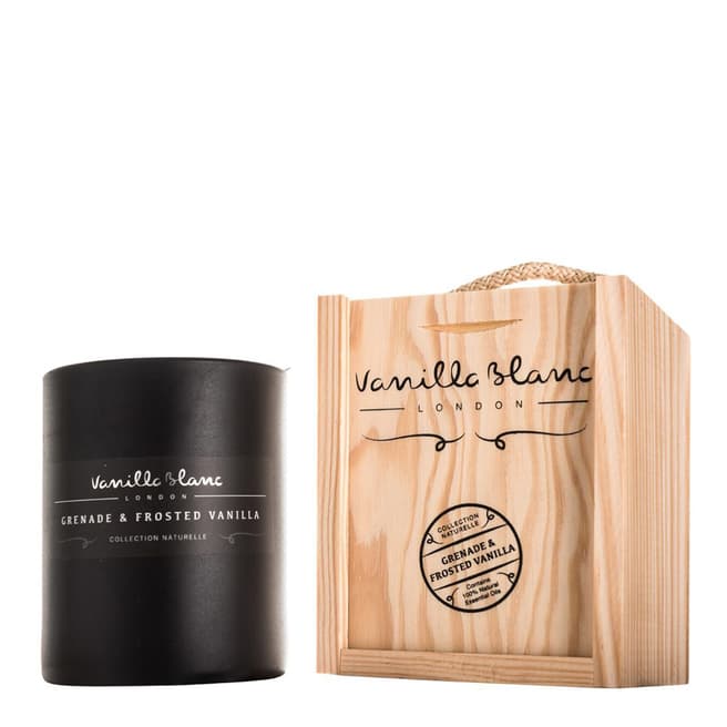 Vanilla Blanc Grenade & Frosted Vanilla- Matt Edition Candle