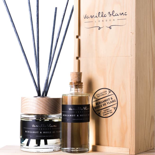 Vanilla Blanc The complete Diffuser Gift Set with Refill.
Bergamot & Huile de Ylang