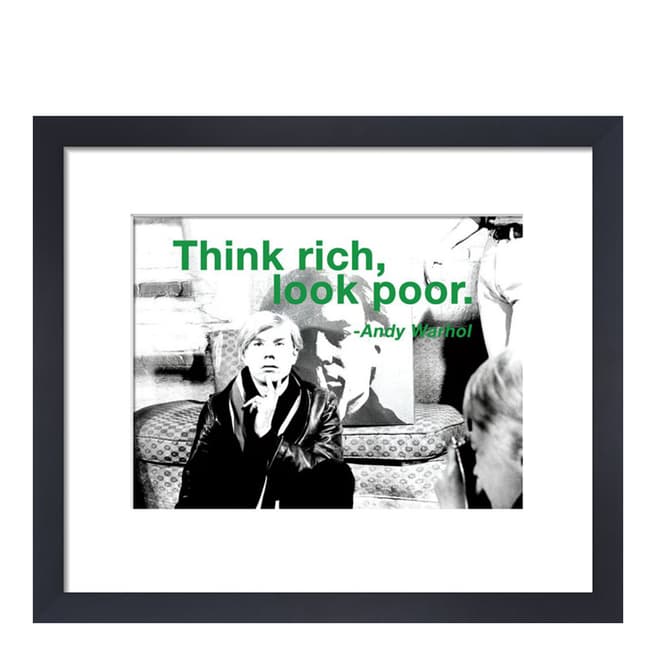 Andy Warhol Think Rich 28x36cm