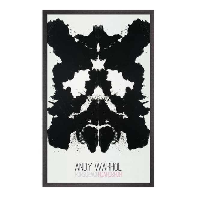 Andy Warhol Rorschach, 1984 90x55cm Framed Print