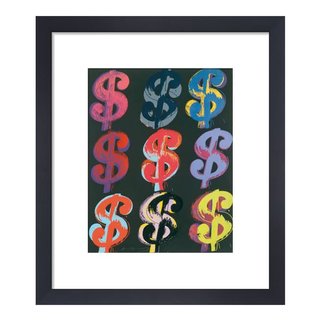 Andy Warhol $9, 1982  Framed Print, 36x28cm