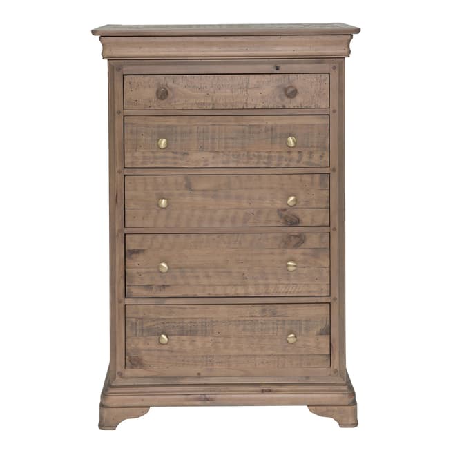 Willis & Gambier Louis Philippe Reclamied Bedroom - Tall 6 Drawer Chest