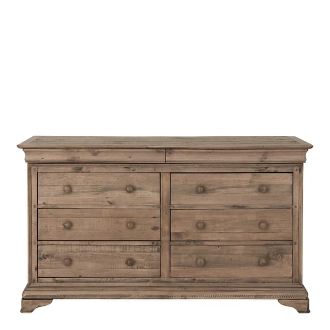 Willis & Gambier Louis Philippe Reclamied Bedroom - Wide 4 + 4 Drawer Chest