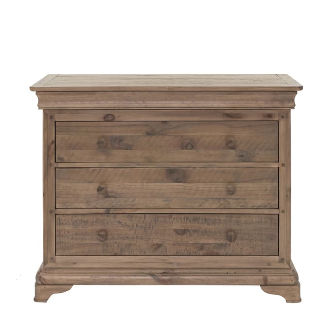 Willis & Gambier Louis Philippe Reclamied Bedroom - Wide 4 Drawer Chest