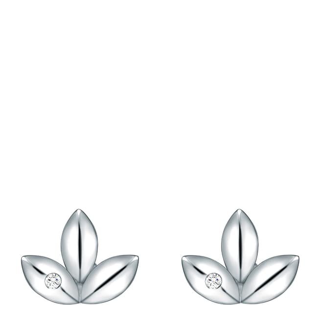 Tess Diamonds Sterling Silver Diamond Stud Earrings