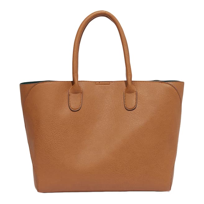 Oasis Brown Mid Size Tote Bag 