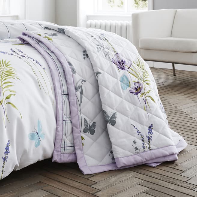 Vanguard Flora Bedspread, Lilac