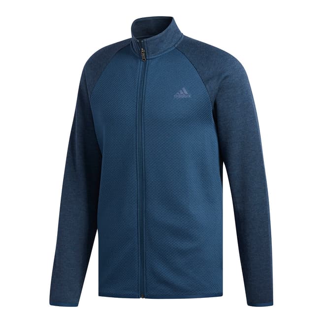 Adidas Golf Blue Climawarm Sweater Zip