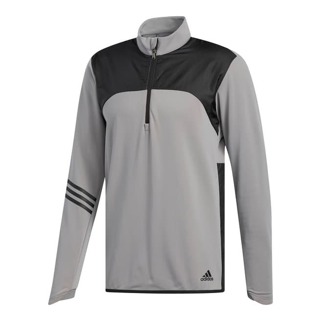 Adidas Golf Grey Climaheat Frostguard 1/4 Zip Jacket