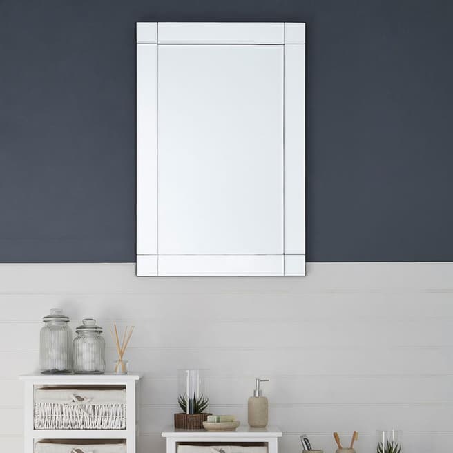 Premier Housewares Hangs Both Ways Rectangular Wall Mirror 90x60cm