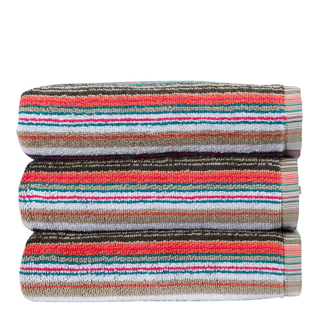 Christy Barcode Stripe Hand Towel