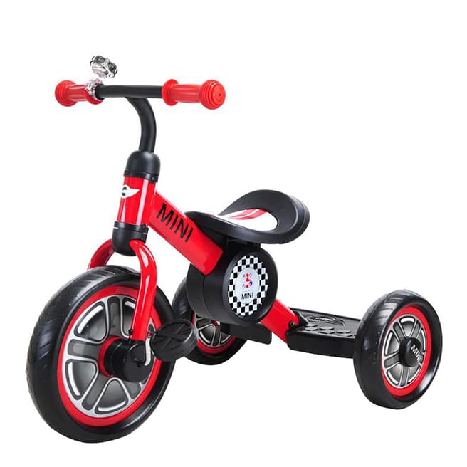 Ricco Toys Red Licensed Mini Cooper Tricycle