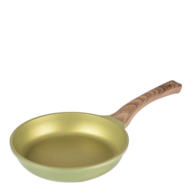 Tower Olive Green Cast Open Frying Pan, 24cm