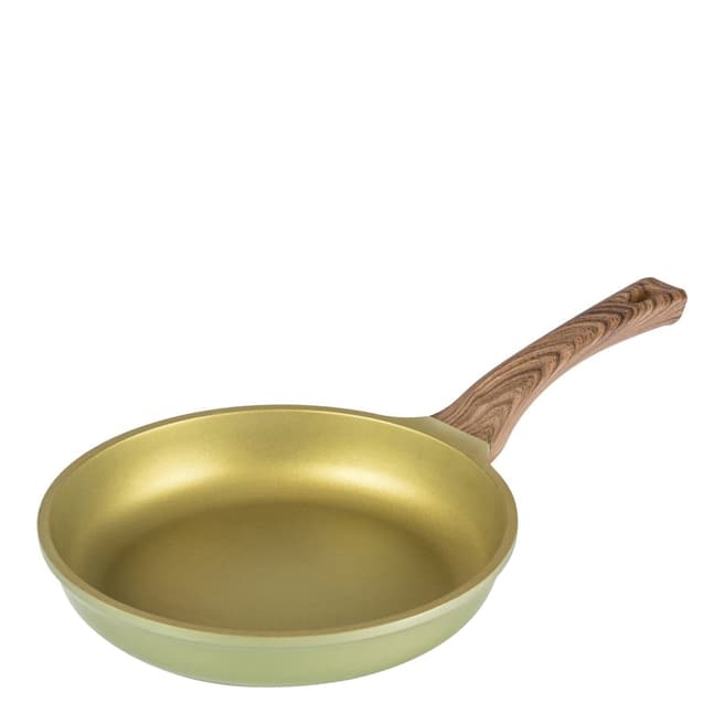 Tower Olive Green Cast Open Frying Pan, 26cm