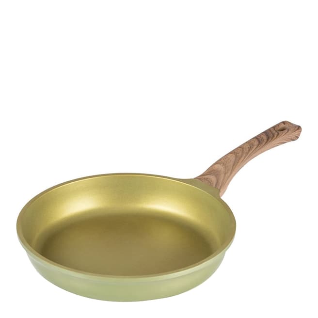Tower Olive Green Cast Open Frying Pan, 28cm