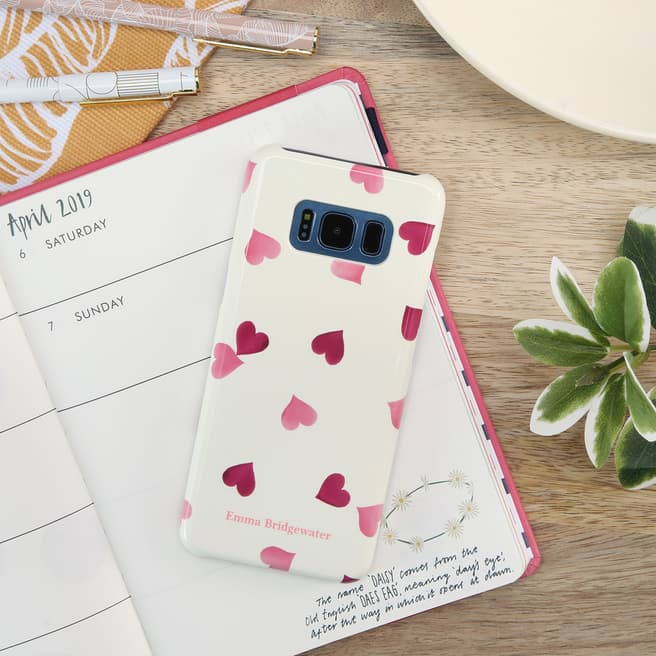 VQ Emma Bridgewater Pink Hearts Samsung Galaxy S8 Case