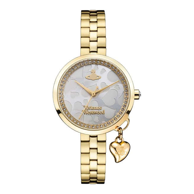 Vivienne Westwood Silver/Gold Bow Stainless Steel Watch