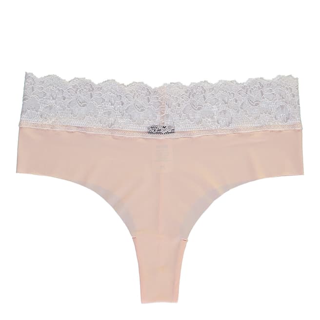 Standard Drawers Peach Standard Lace Thong