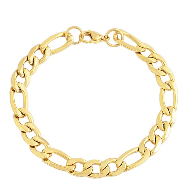 Stephen Oliver Men's Gold Classic Link Bracelet