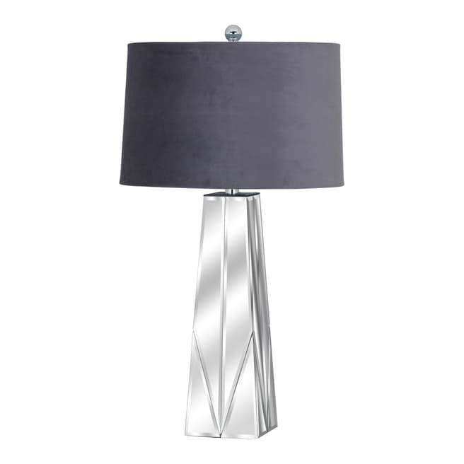 Hill Interiors Barclay Bevelled Mirrored Table Lamp
