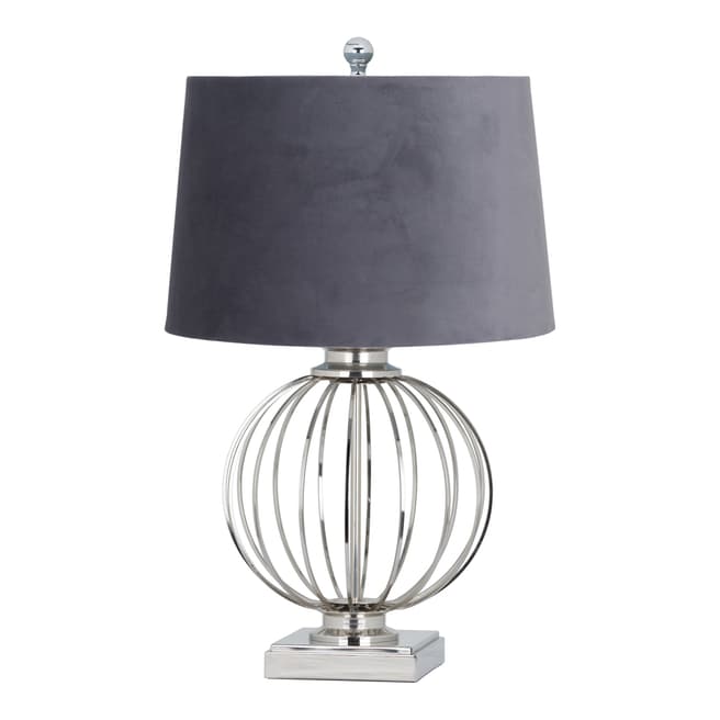 Hill Interiors Clementine Chrome Table Lamp