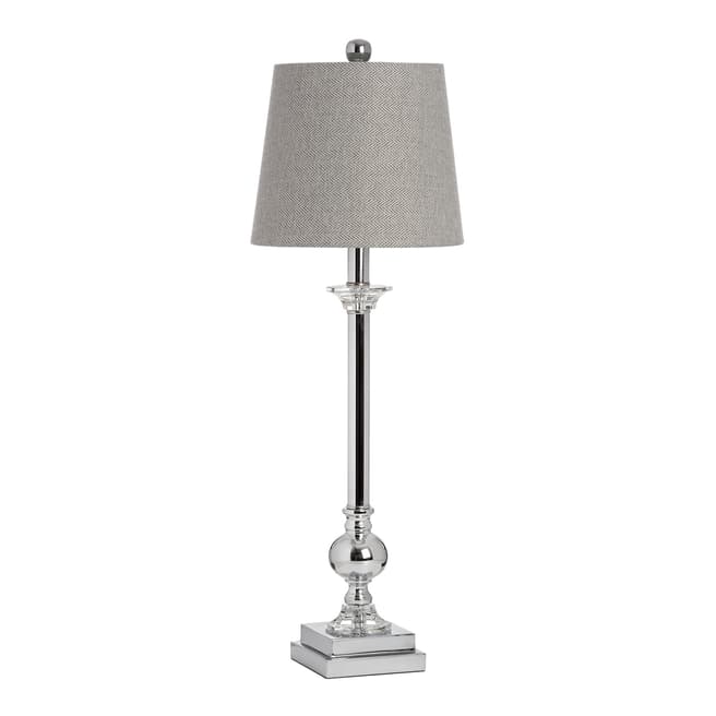 Hill Interiors Milan Chrome Table Lamp