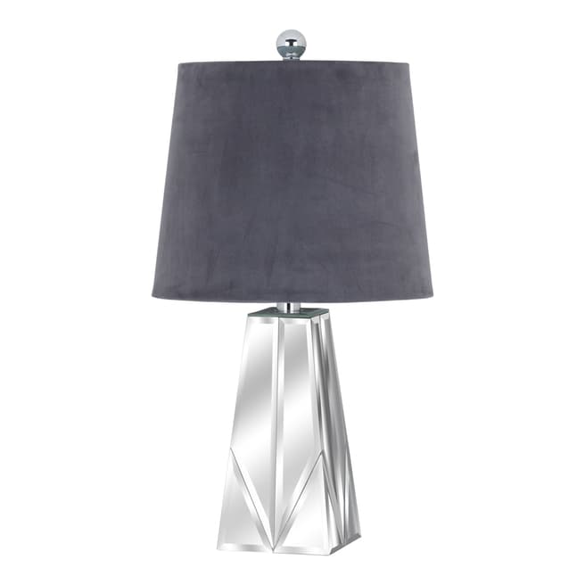 Hill Interiors Barnaby Bevelled Mirrored Table Lamp