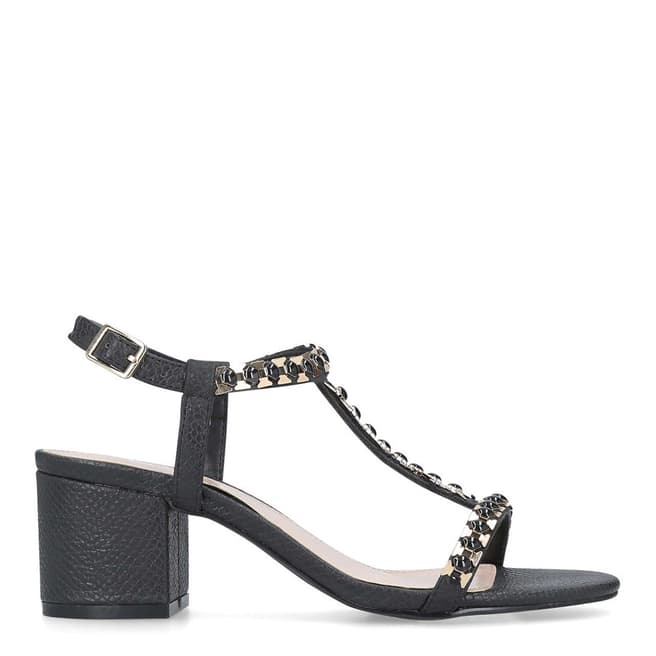 Carvela Black Embellished Blazen Mid Heel Sandals 