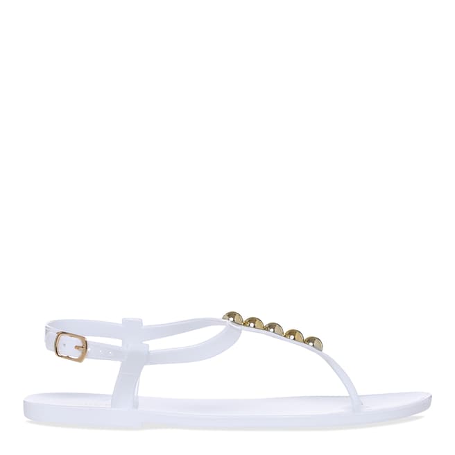 Carvela White Embellished Bora Sandals 