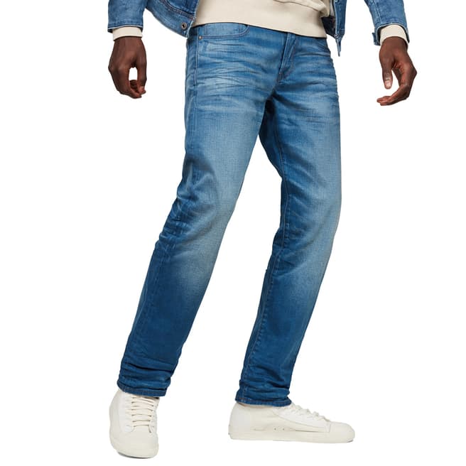 G-Star True Blue 3301 Stretch Straight Jeans
