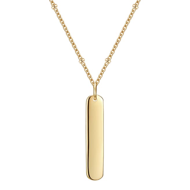 Carat 1934 Yellow Gold Plated Necklace