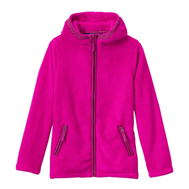 Lands End Girls' Pink Softest Fleece Jacket