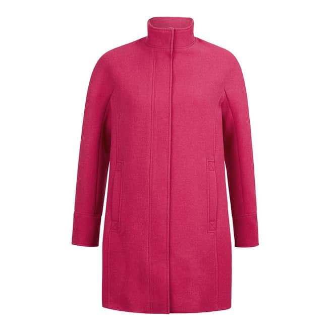 Hobbs London Bright Pink Harwood Coat