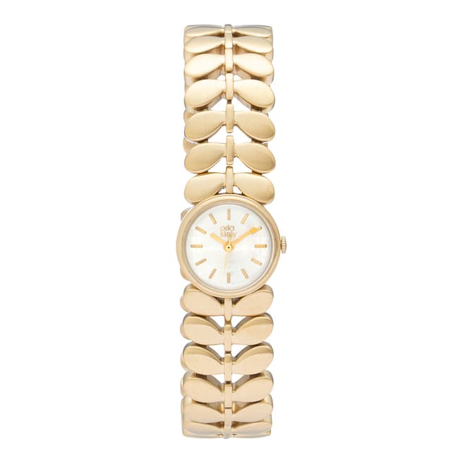 Orla Kiely Gold Laurel Bracelet Watch
