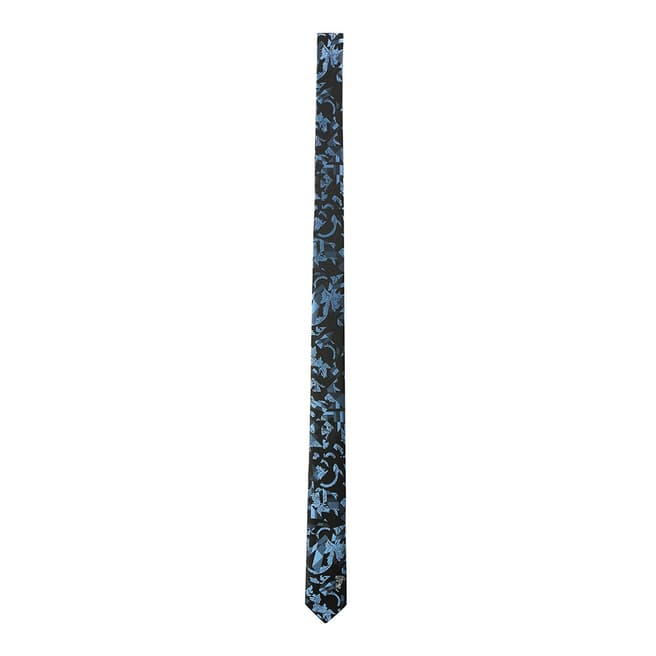 Versace Collection Light Blue Silk Tie 5cm