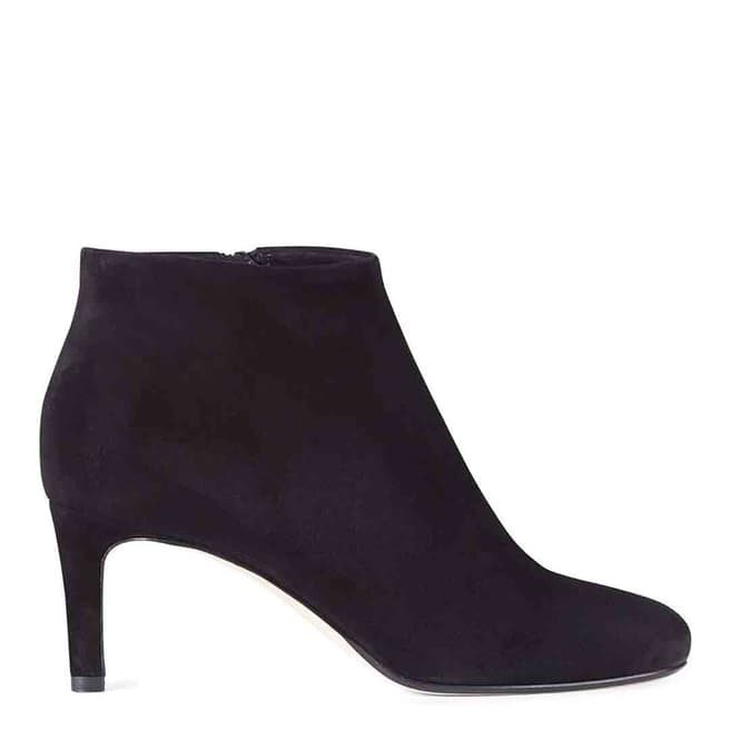 Hobbs London Black Suede Lizzie Ankle Boots